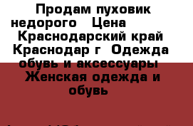 Продам пуховик недорого › Цена ­ 4 000 - Краснодарский край, Краснодар г. Одежда, обувь и аксессуары » Женская одежда и обувь   